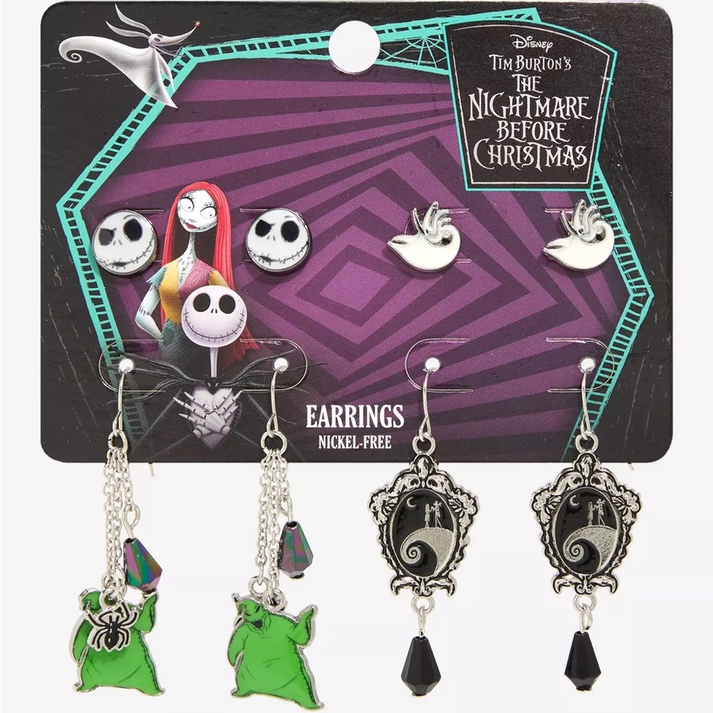 The‎ Nightmare Before Christmas Character Earring Set Hot Topic Disney